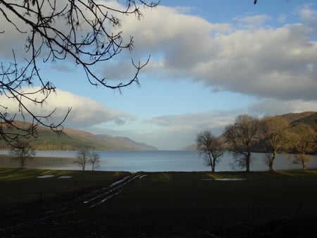 At Borlum Bay - fort augustus, loch ness, borlum bay, elms, classic view