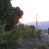 Sunset in Alborze mountain