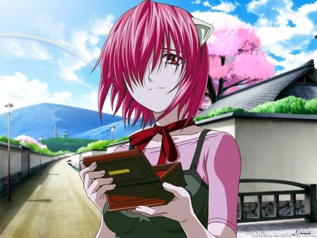 Elfin Lied - anime, girl, gory, elfin lied