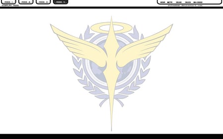 VEDA-OS-gui with logo - veda, gundam 00, gundam, os