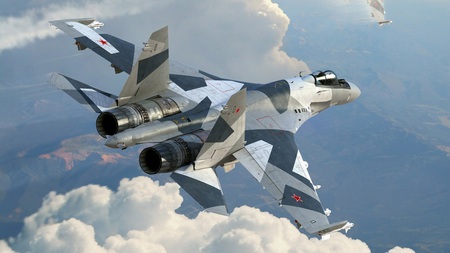 Su-35 Flanker - flanker, su, sukhoi, 35, suchoj