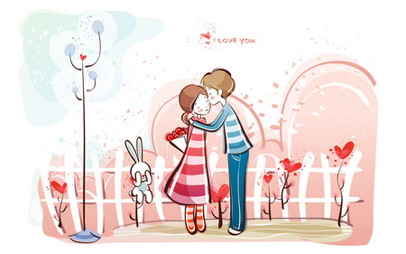 i love you - draw, boy, love you, beautiful, girl, cute, love