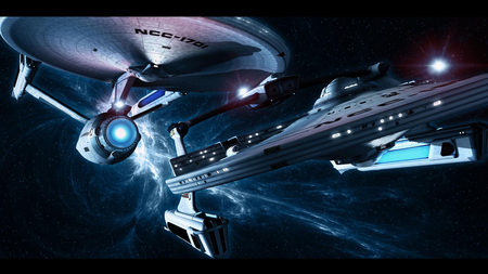 USS Enterprise - ship, star trek, enterprise, tv, space