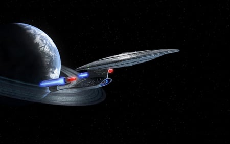 Enterprise - space, scifi, star trek, enterprise, tv, ship