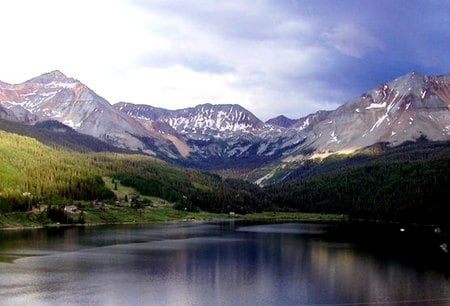 Mountain Lake - scenery, water, mountains, lake