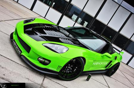 CHEVROLET C6 - energy monster, chevrolet c6, kk designs, kk, green