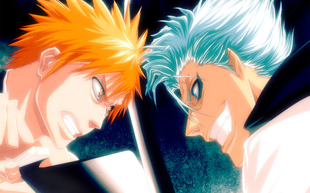 Ichigo Vs. Grimmjow - bleach, espada, soul reaper, ichigo, anime, grimmjow