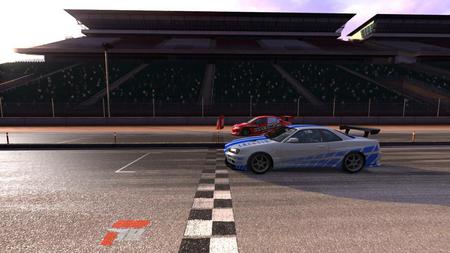 Skyline Drag Win - win, skyline, forza 3, close call, 2fast 2 furious, forza, drag