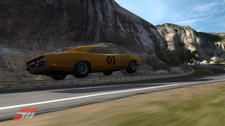 General Lee - general lee, charger, forza 3, jump, forza