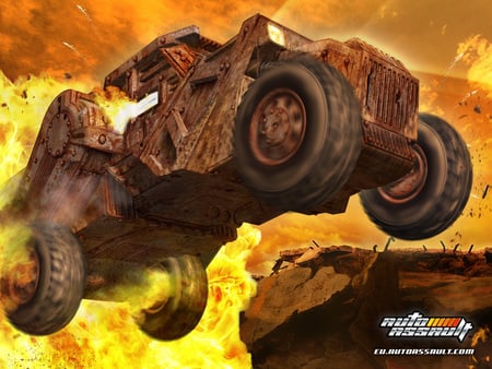 Xplosion - game, car, autoassult, fire, hd, dirty, 3d, blast, action, adventure