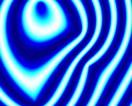 Blue Ripples - neon, aqua, ripples, blue, cirlce