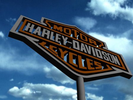 Harley Sign - davidson, sign, logo, harley