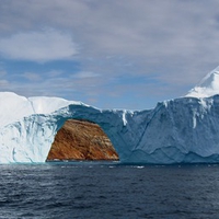 Iceberg with hole