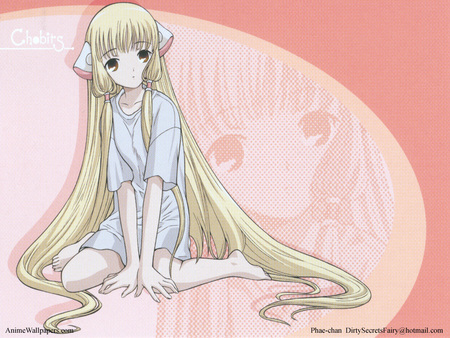 Untitled Wallpaper - chobits, elda, red, chii, persocon