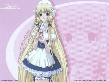 Untitled Wallpaper - chii, purple, cafe, persocon, chobits, elda