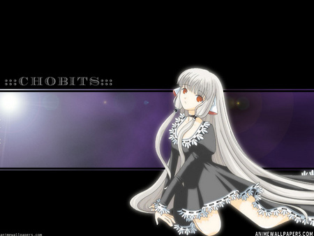 Untitled Wallpaper - chobits, freya, persocon, black