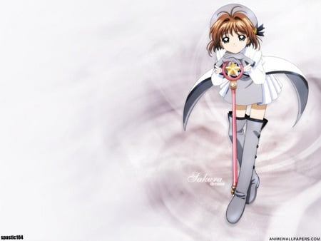 Untitled Wallpaper - card captor sakura star gray