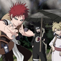 Gaara, Temari, Kenkuro Of The Hidden Sand Village