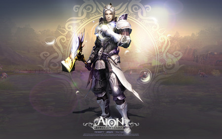 Aion the Tower of Eternity (WDS) - armor, the tower of eternity, widescreen, wds, weapon, knight, aion