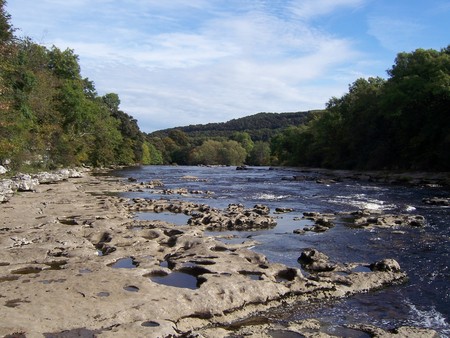 River Ure - england, river, water