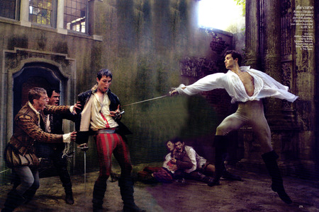 Love of a Lifetime 04 - romeo and juliet, vogue, editorial, roberto bolle, annie leibovitz, fashion