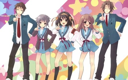 The Melancholy of Haruhi Suzumiya - the melancholy of haruhi suzumiya, characters