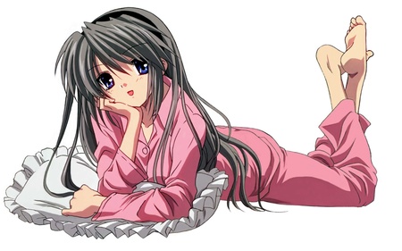 clannad-pyjamas-sakagami_tomoyo-white - clannad-pyjamas-sakagami-tomoyo-white