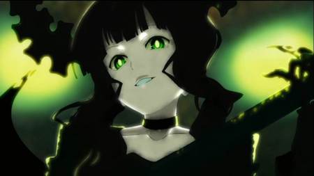 Black Rock Shooter ♫ - rock, black, green, shooter