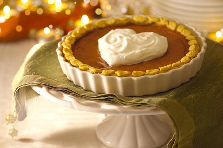 ANYBODY HUNGRY YUMMY YUMMY - whippedcream, topped, pumpkin, pie