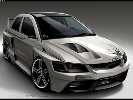 Mitsubishi Lancer EVO - kk design, by kk, mitsubishi lancer evo, art