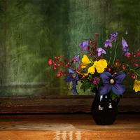 vase with flowers