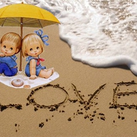 Cute children love