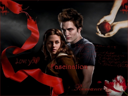 edward and bella - fascination, bella, twilight, edward