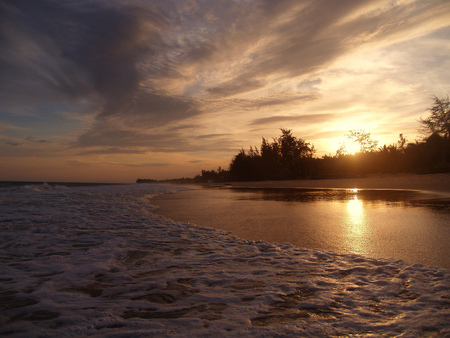 Lovely sunset - nature, sky, sunset, beautiful