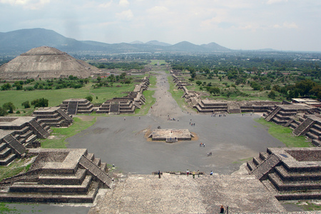 Teotihuacan - mexico, architecture, precolumbian, ruins