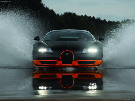 veyron splash - veyron, bugatti, car, super