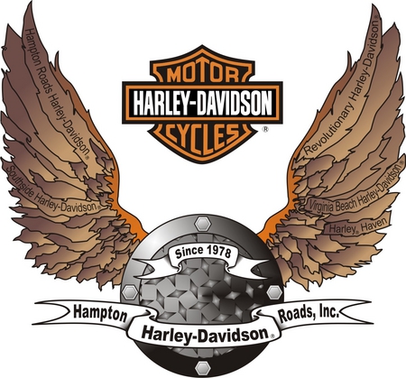 lOGO OF HARLEY DAVIDSON - harley, hampton, logo, 1978, harley davidson