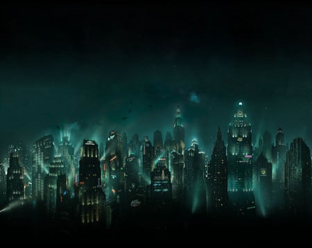 City of Rapture - bioshock, andrew ryan, city of rapture, underwater