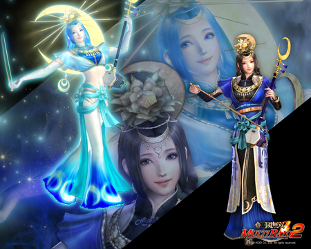 dynasty warriors cai wenji - moon, love music, sweet, new