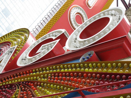 Chicago Theater Marquee - theater, marquee, colorful, chicago