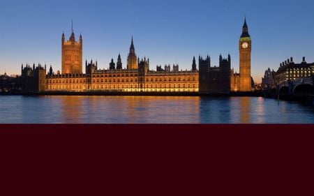 Palace of Wesminster in London - temse, england, london, river, tower, palace