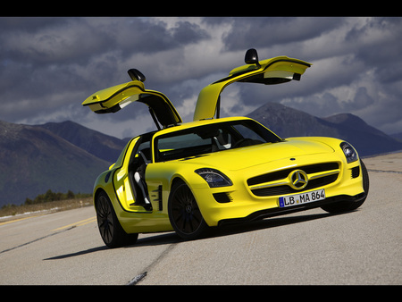 Mercedes Benz SLS AMG E-Cell - 2010, sls, amg, e cell