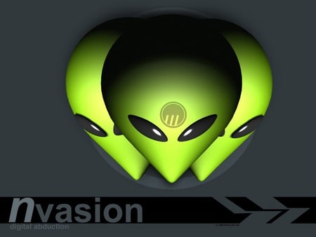 Nvasion - cg, 3d, alien, green