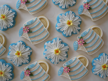 Cookies - flowers, spring, food, cookies