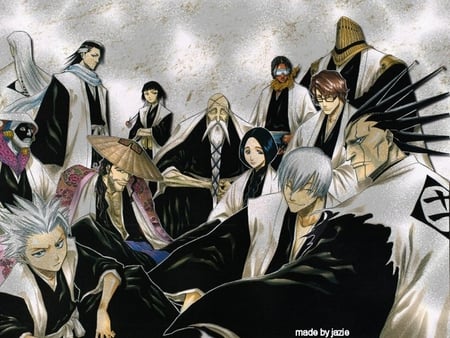 bleach captians - manga, tv, games, bleach