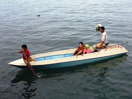 Ocean - nature, ocean, people, boat