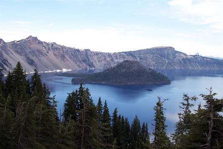 Crater Lake - nature, water, crater, blue