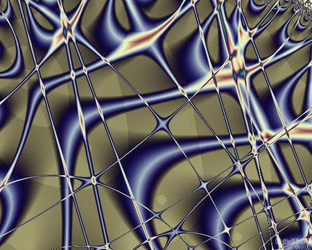 Stringy Thing - stringy, abstract, thing, blue