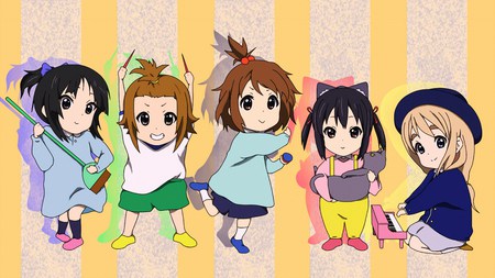 K-On! - yui hirasawa, tsumugi kotobuki, k-on, mio akiyama, azusa nakano, anime, ritsu tainaka