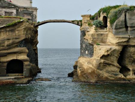 between two banks - nature, sky, ocean, beach, house, sea, bridge, rocks